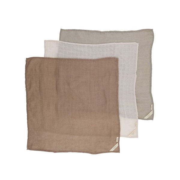Konges Sløjd Organic Muslin Cloths 3-Pack Rose Dust – elenfhant-test