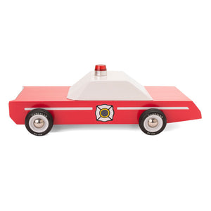 Candylab Toys Firechief Wooden Car