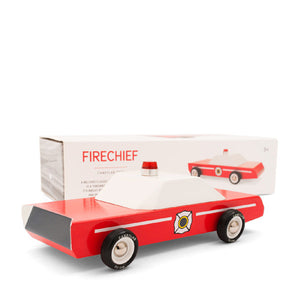 Candylab Toys Firechief Wooden Car